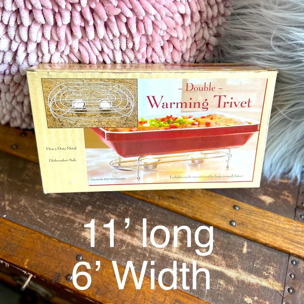 New Double Warming Trivet for small dishes.